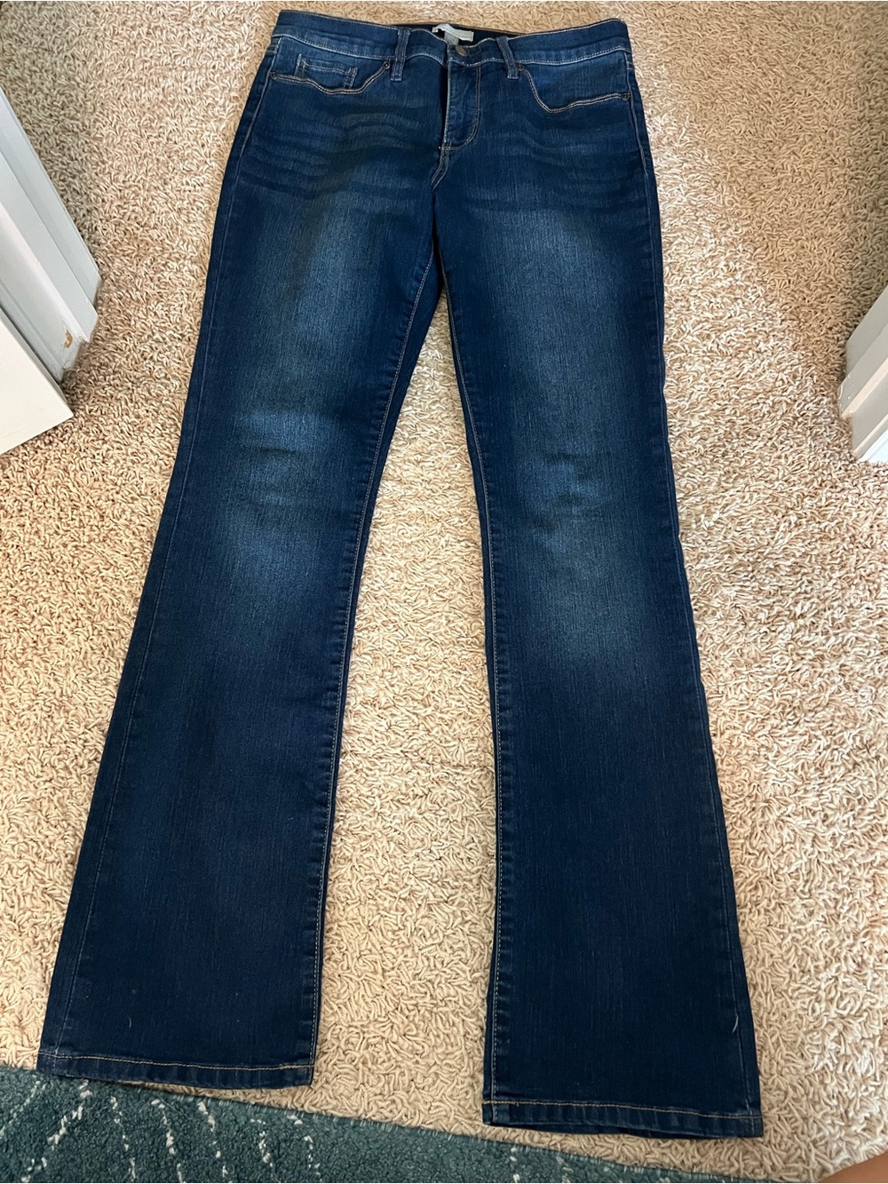 Women's Dark Blue Bootcut Jeans- New York and Company